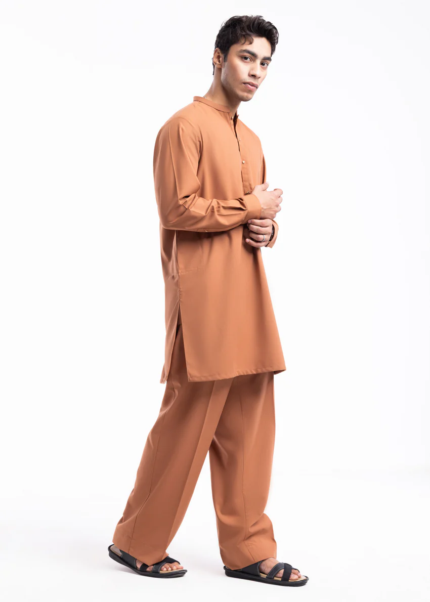 R-Brown-Blended-Kurta Trouser - (MP2PBBW25BM10N16) - Image 9