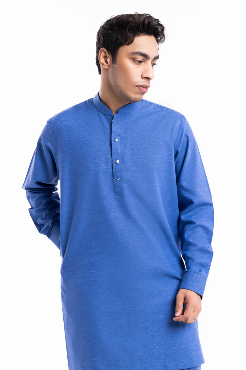 R-Blue-Blended-Kurta Trouser - (MP2PBBW25BM11D15) - Image 7