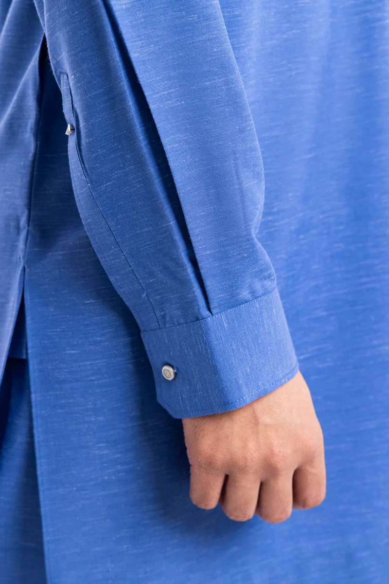 R-Blue-Blended-Kurta Trouser - (MP2PBBW25BM11D15) - Image 8