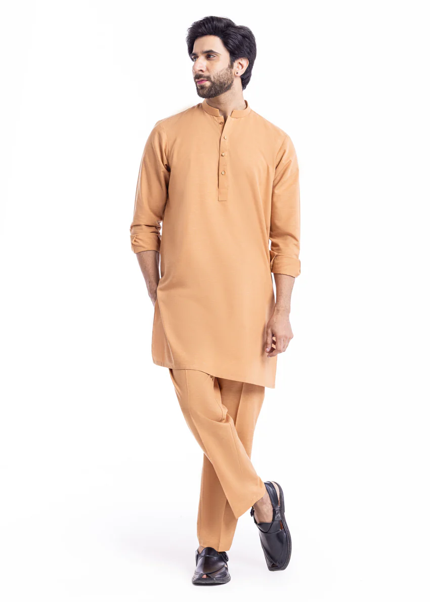 Camel-Blended-Kurta Trouser - (MP2PBBW25BM11D16) - Image 5