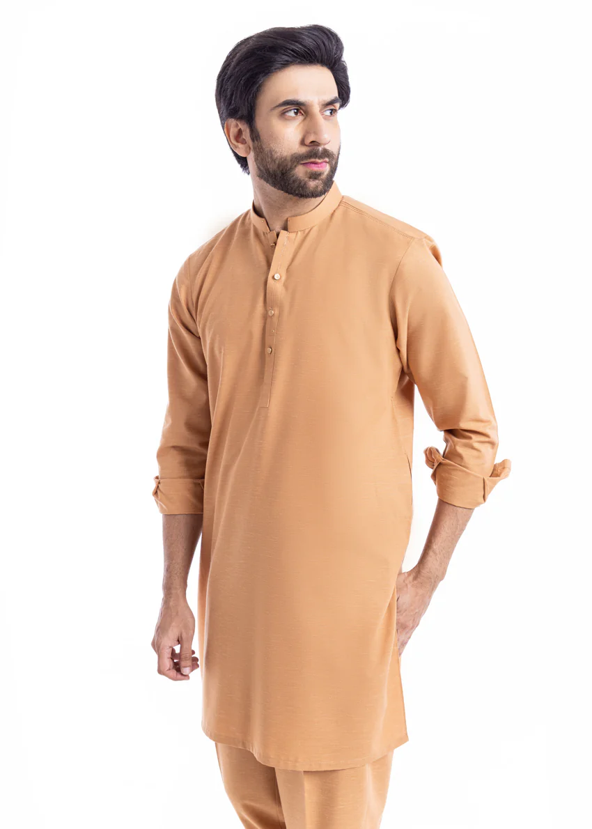 Camel-Blended-Kurta Trouser - (MP2PBBW25BM11D16) - Image 6