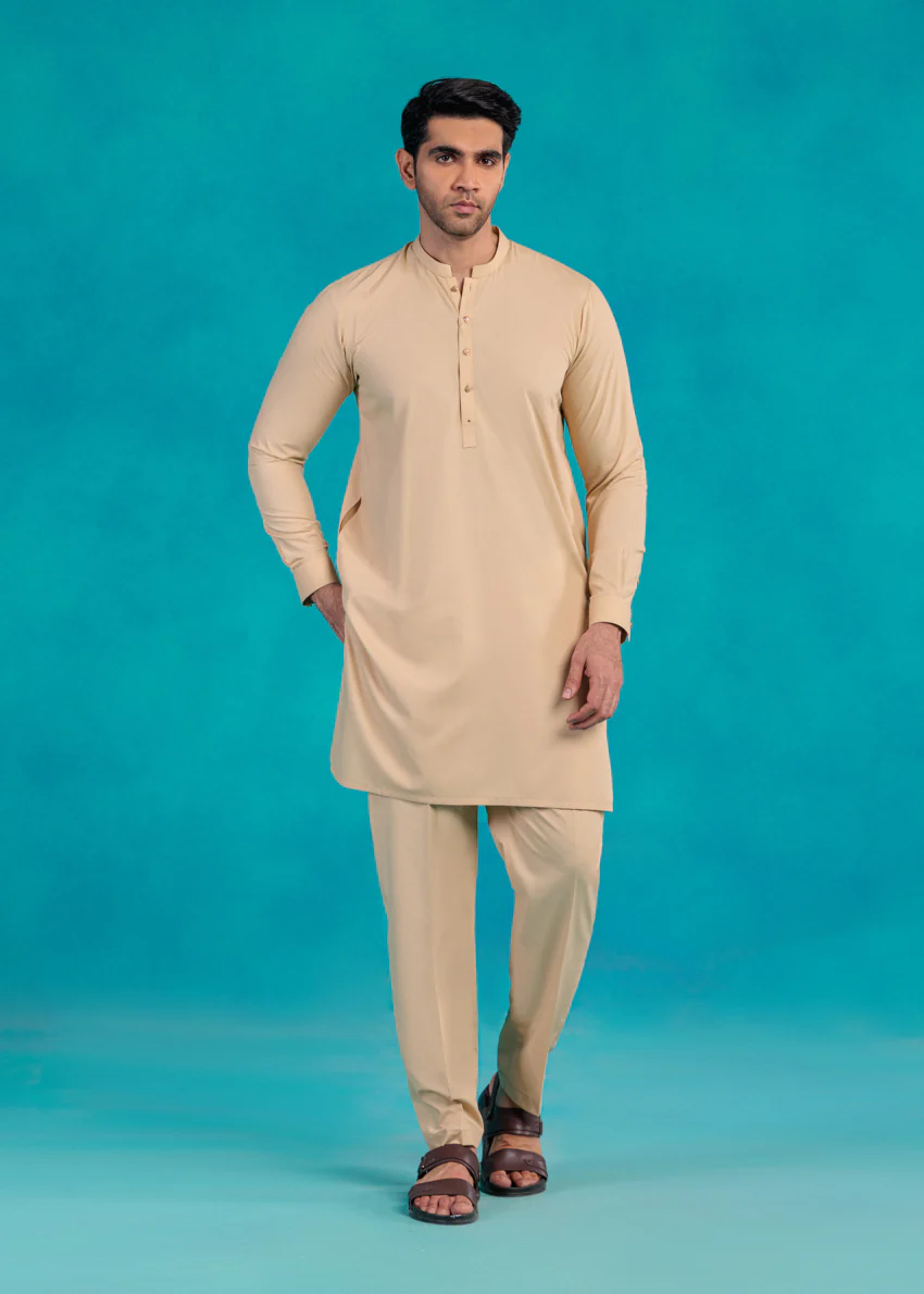 Beige-Blended-Kurta Trouser - (MP2PSBS26BM1F19) - Image 6