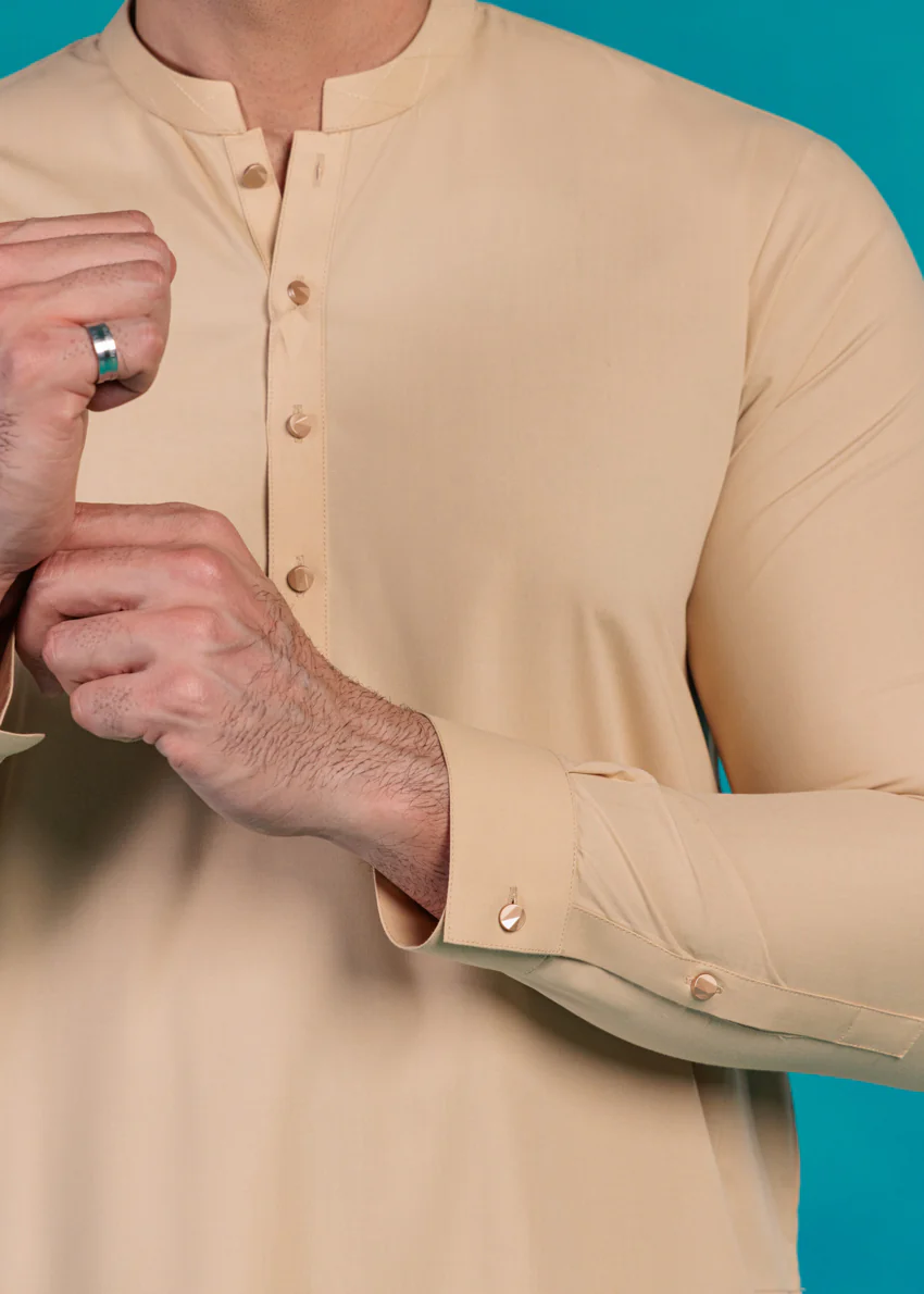 Beige-Blended-Kurta Trouser - (MP2PSBS26BM1F19) - Image 7