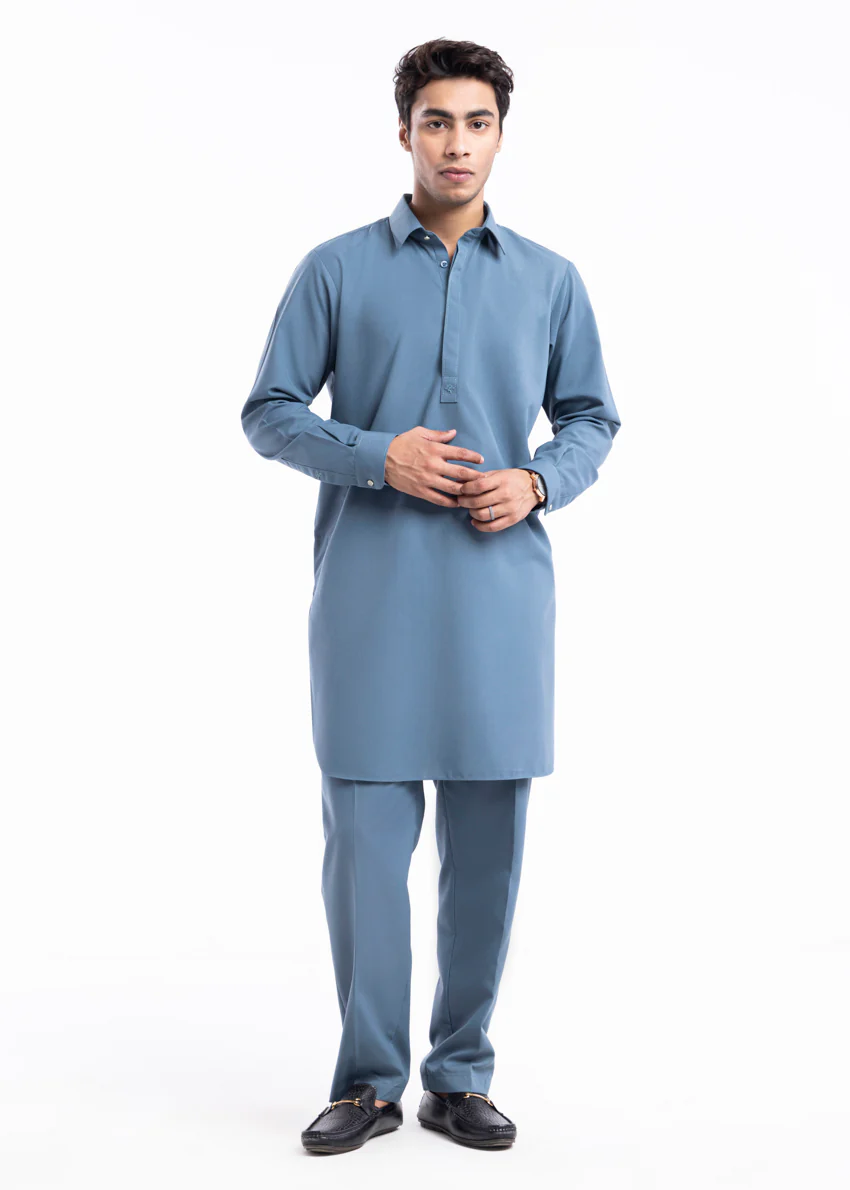 T-Green-Blended-Kurta Trouser - (MP2PSBW25BM10N14) - Image 3