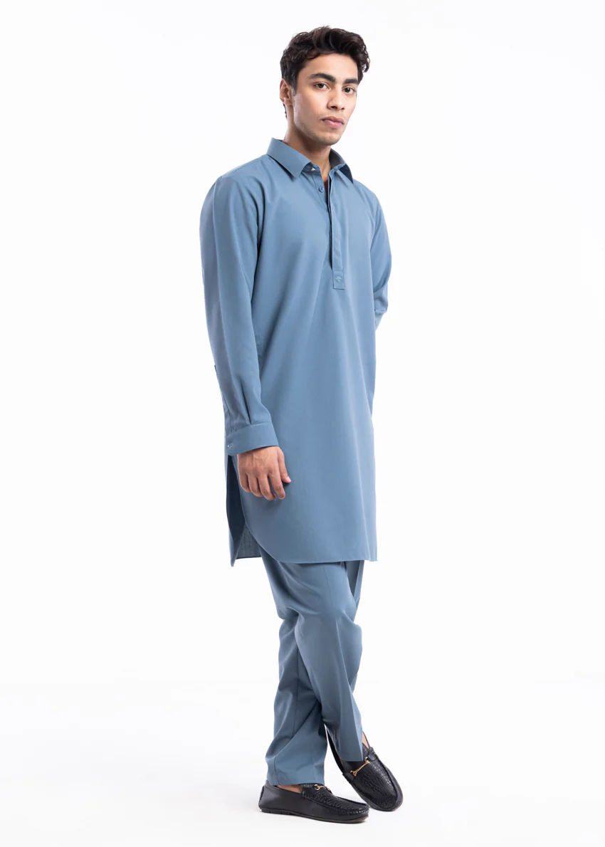 T-Green-Blended-Kurta Trouser - (MP2PSBW25BM10N14) - Image 4