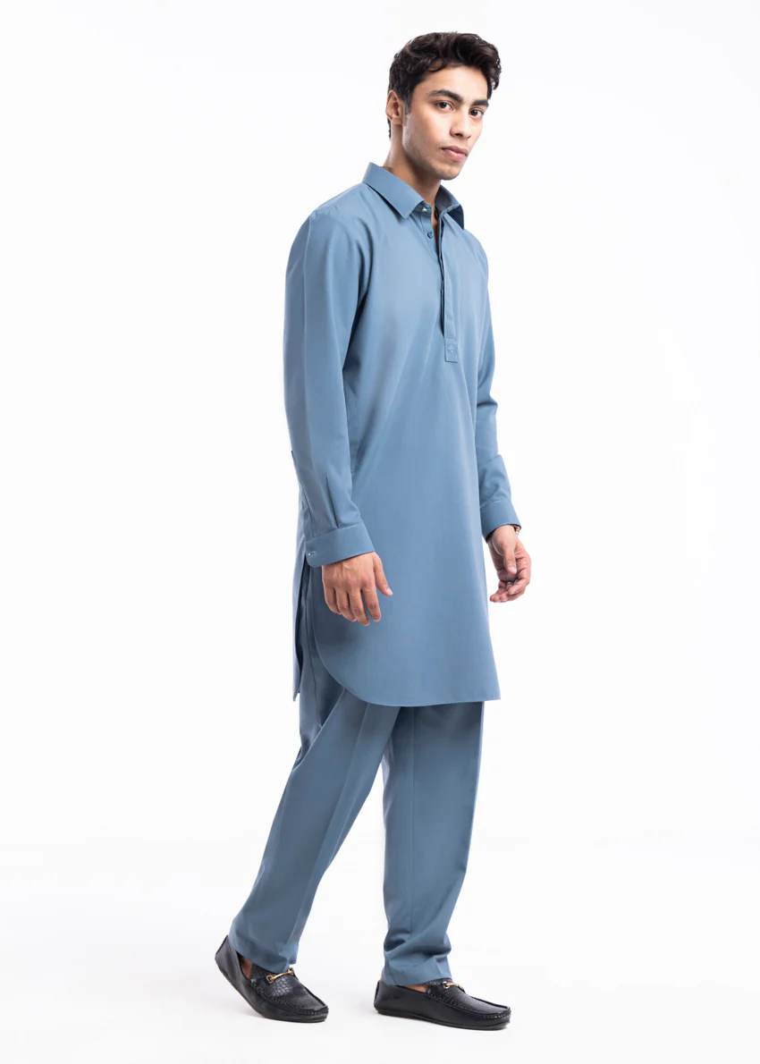 T-Green-Blended-Kurta Trouser - (MP2PSBW25BM10N14) - Image 5