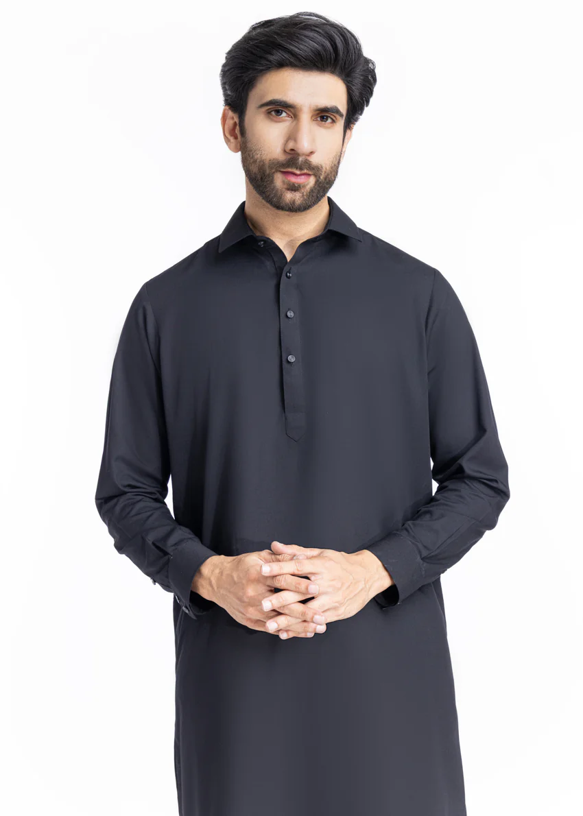 Black-Blended-Shalwar Suit - (MP2PSBW25BM1J3) - Image 10