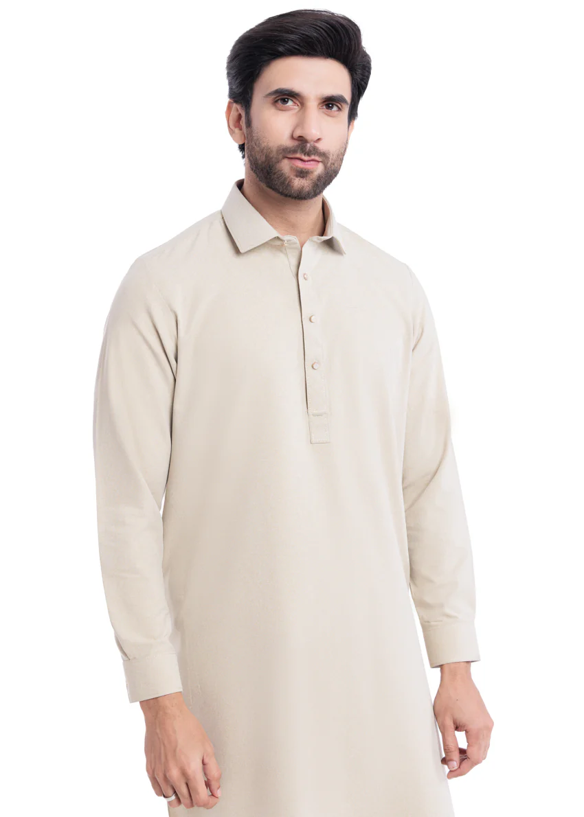 Sand-Blended-Shalwar Suit - (MP2PSBW25BM1J4) - Image 4