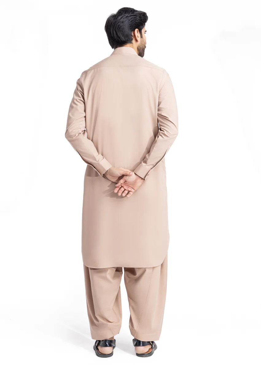 Sand-Blended-Shalwar Suit - (MP2PSBW25BM9O6) - Image 2