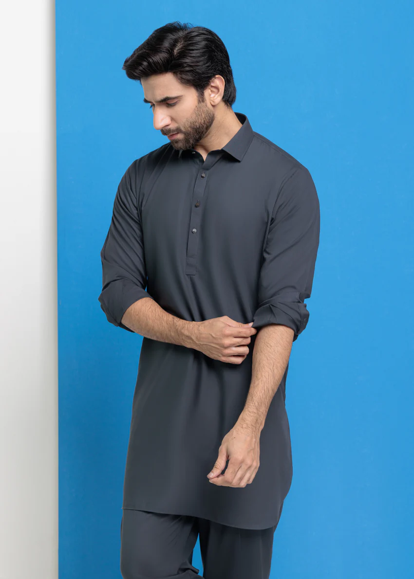 Grey-Blended-Kurta Trouser - (MPS25KPS2043) - Image 10