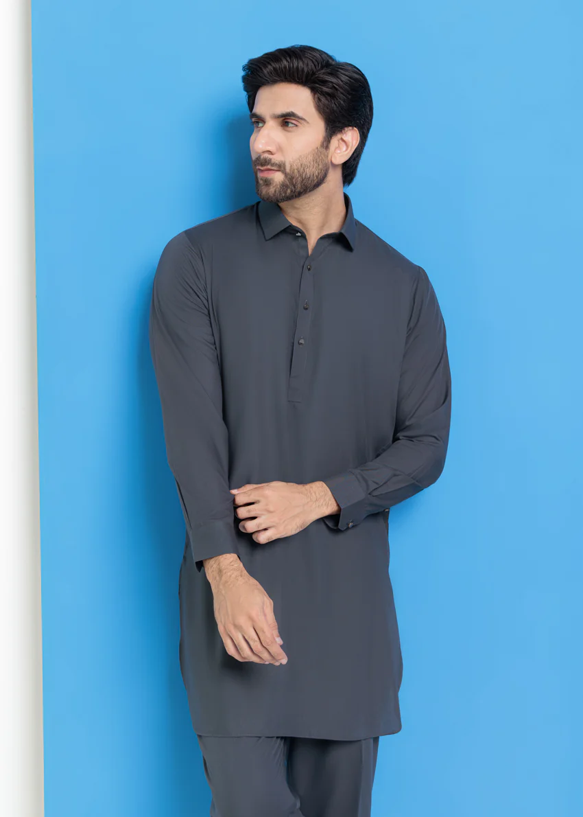 Grey-Blended-Kurta Trouser - (MPS25KPS2043) - Image 6