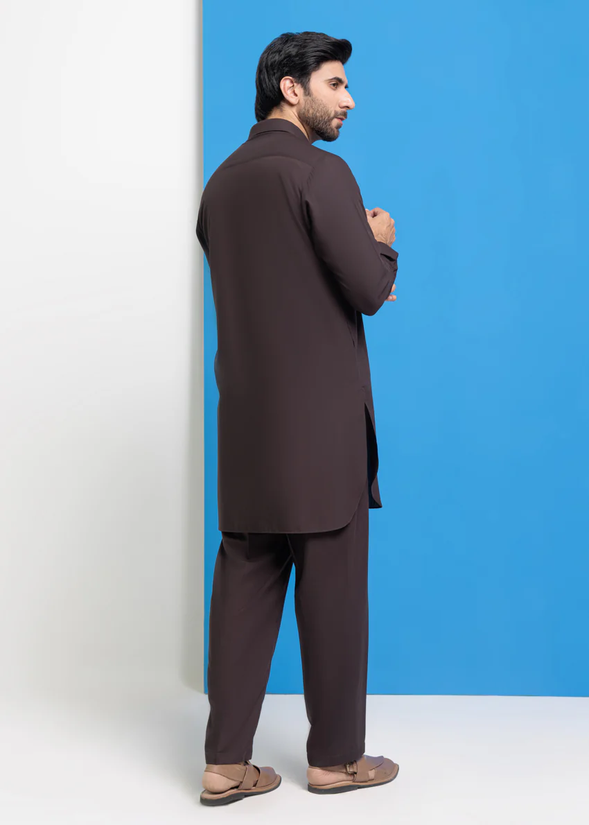 D-Brown-Blended-Kurta Trouser - (MPS25KPS2046) - Image 2
