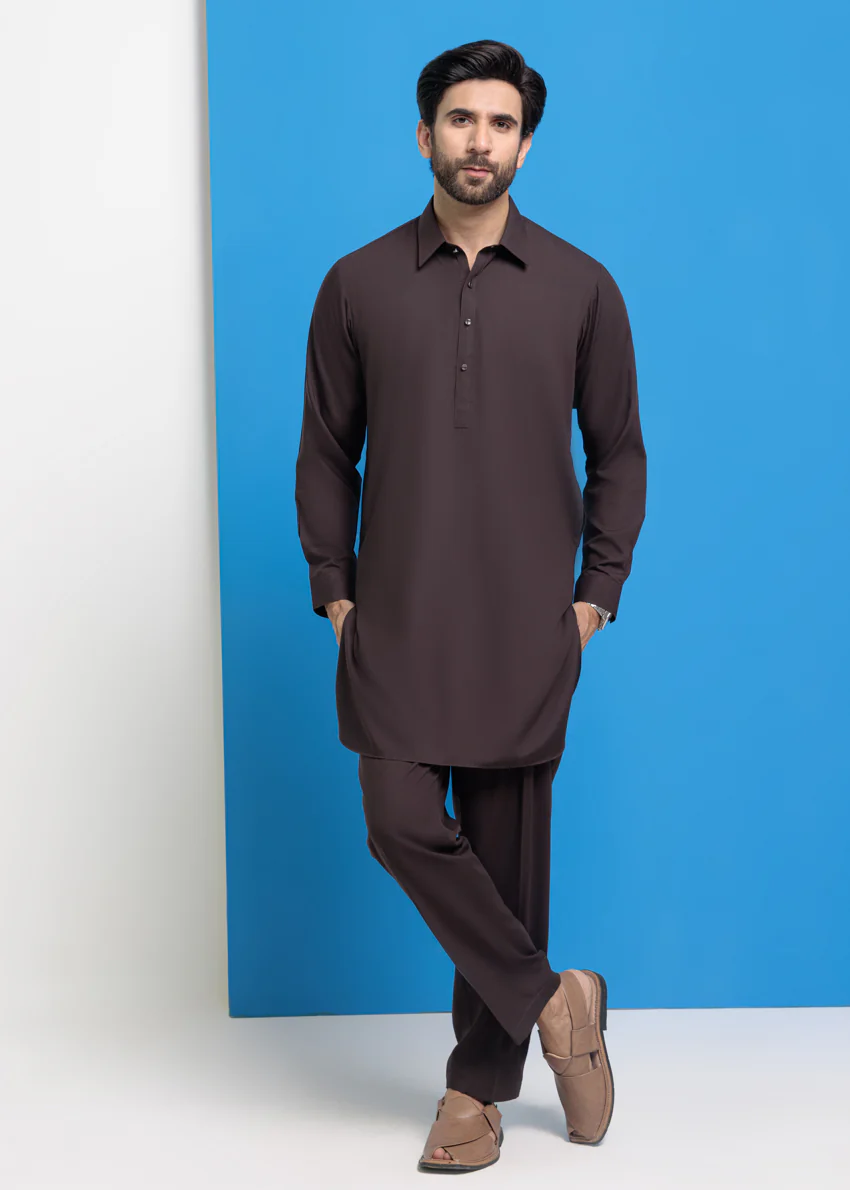 D-Brown-Blended-Kurta Trouser - (MPS25KPS2046) - Image 3