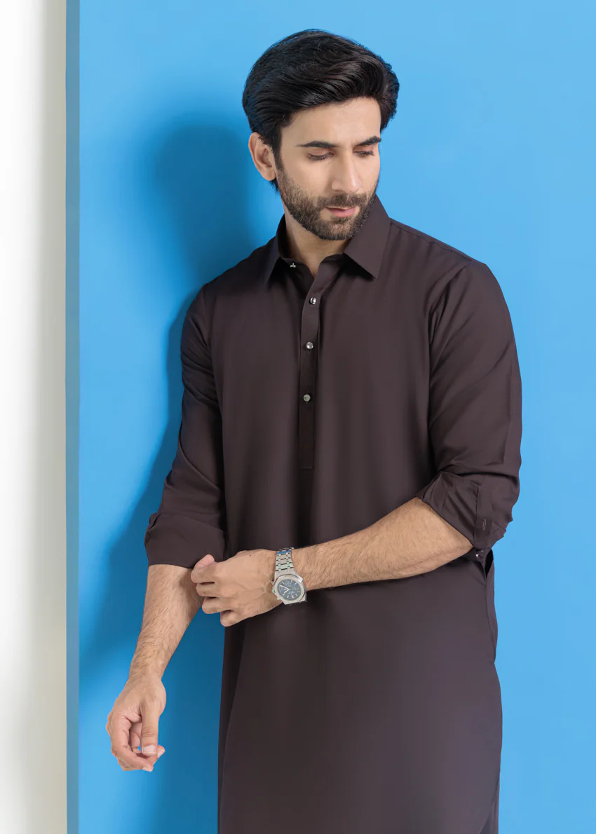 D-Brown-Blended-Kurta Trouser - (MPS25KPS2046) - Image 5