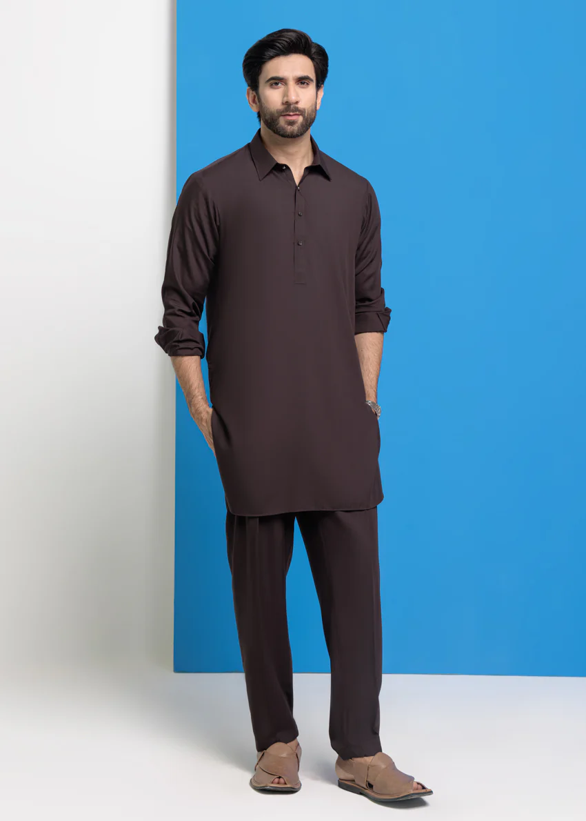 D-Brown-Blended-Kurta Trouser - (MPS25KPS2046) - Image 7