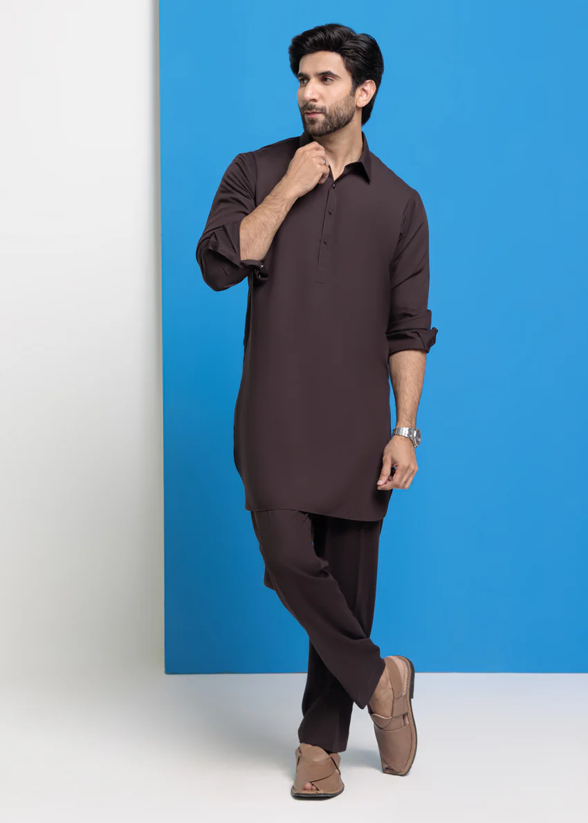 D-Brown-Blended-Kurta Trouser - (MPS25KPS2046) - Image 8