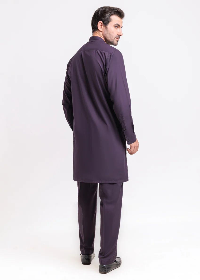 C-Grape-Blended-Kurta Trouser - (MPS25KPS2047) - Image 2