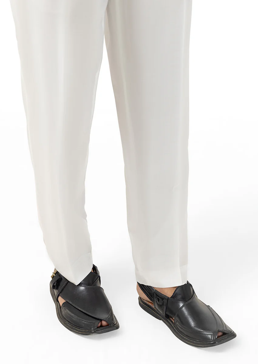White Cotton Trouser (MPS25PJ1W004) - Image 3