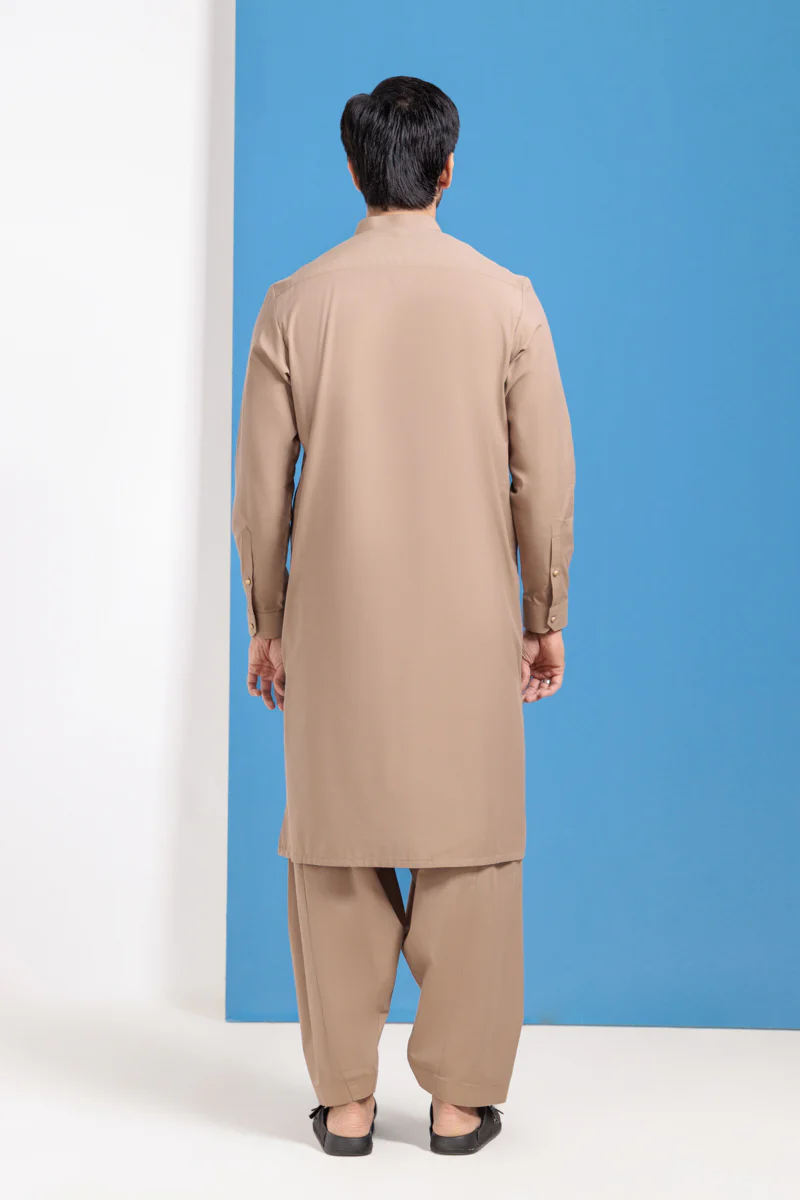 H-Brown-Blended-Shalwar Suit - (MPS25SSS2019) - Image 2