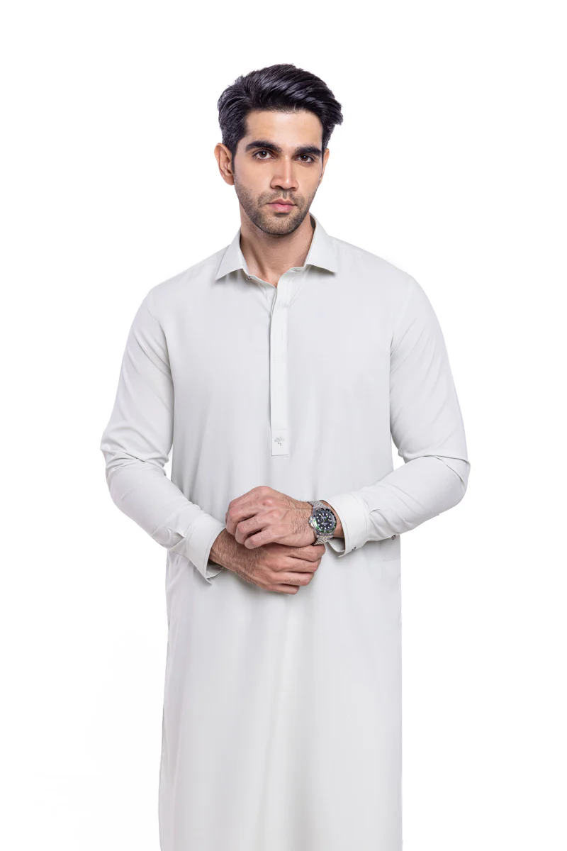 S-Green-Blended-Shalwar Suit - (MPS25SSS2077) - Image 5