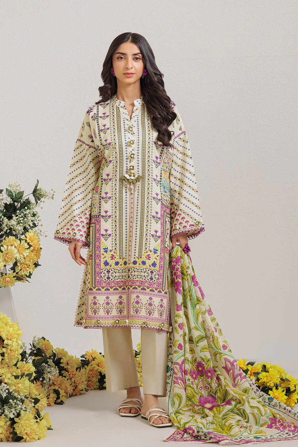 Mughal Muse - 2 PC (WU25SD2014) - Image 3