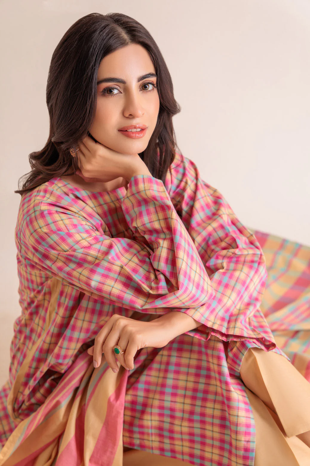 MULTI-YARN DYED-3 PIECE (SS2243P12) - Image 2