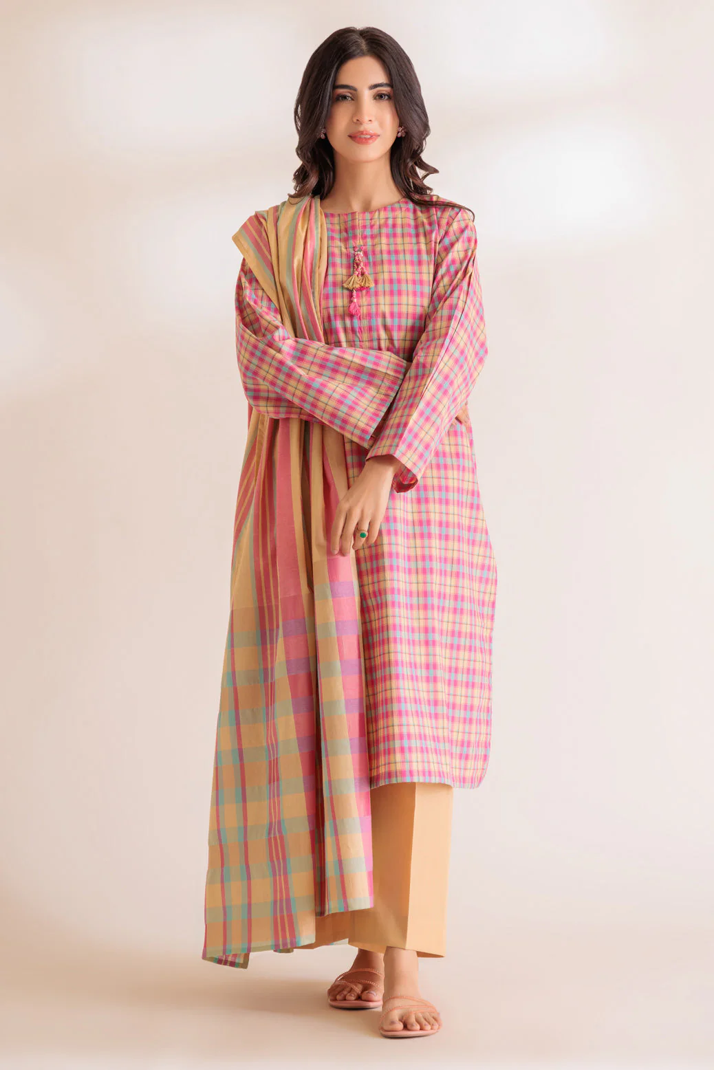MULTI-YARN DYED-3 PIECE (SS2243P12) - Image 3