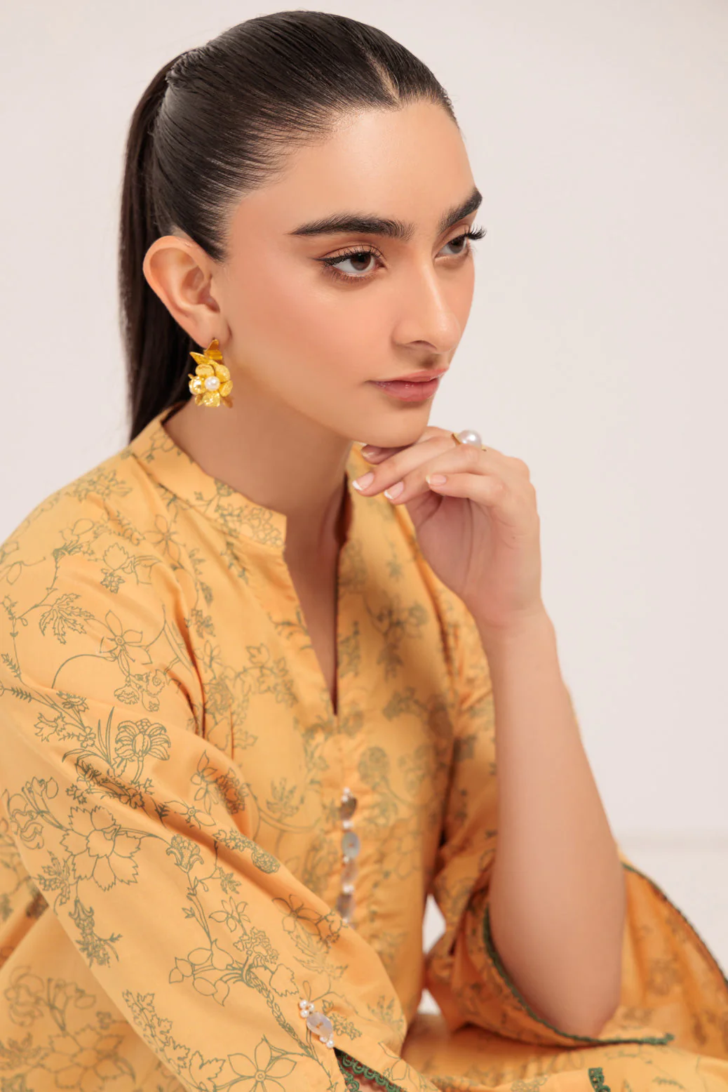 MUSTARD-CAMBRIC-1 PIECE (PWS1241P03) - Image 5