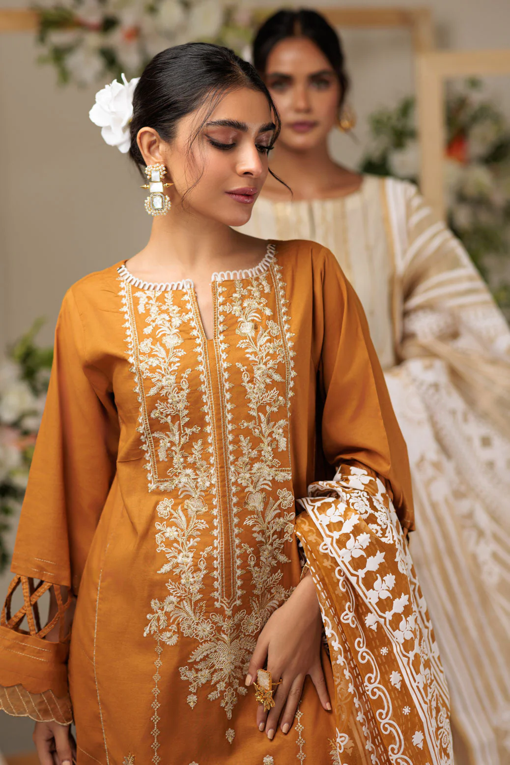 MUSTARD-CAMBRIC-3 PIECE (SSS233P106) - Image 4