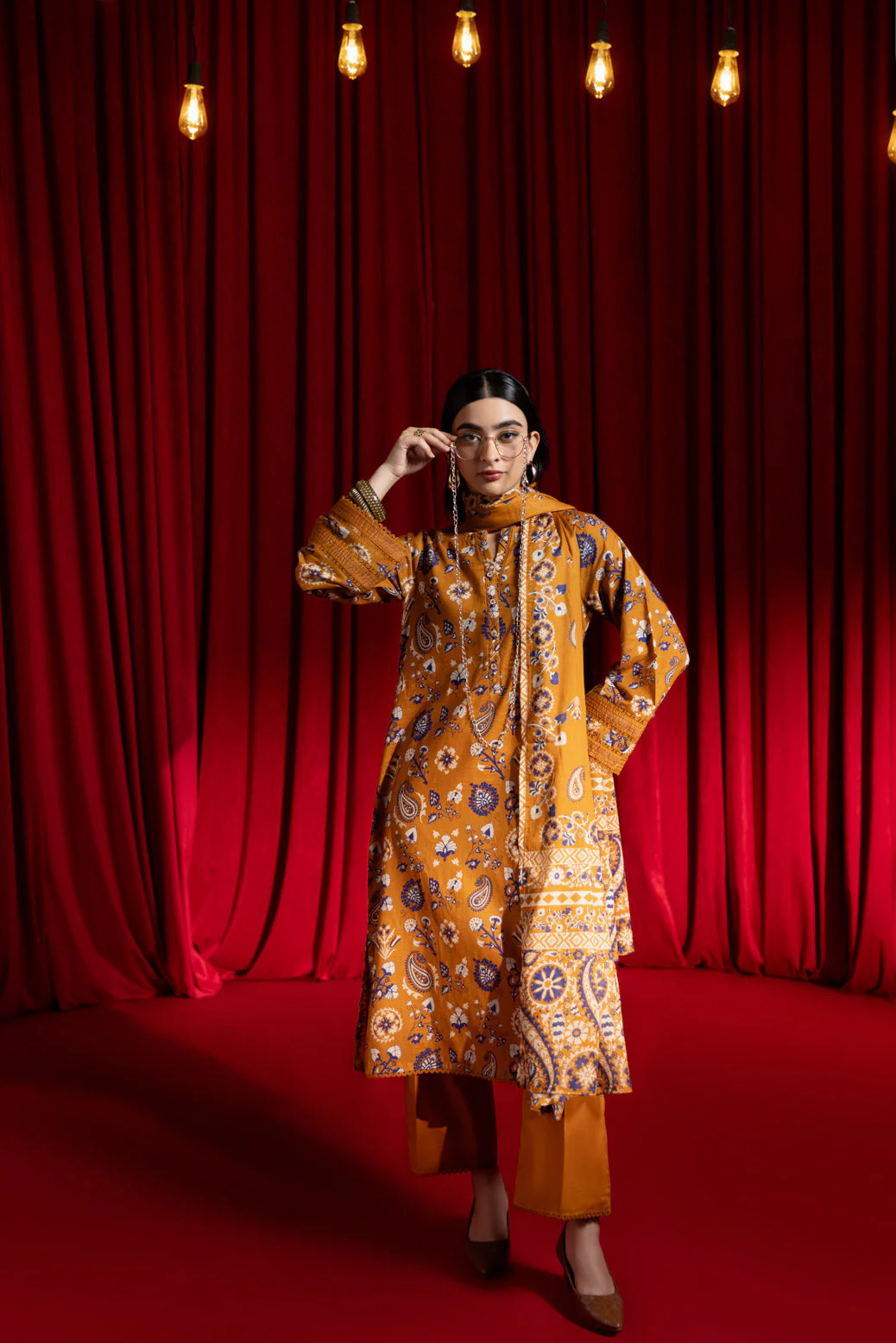 MUSTARD-CAMBRIC-3 PIECE (WS6243P22) - Image 3