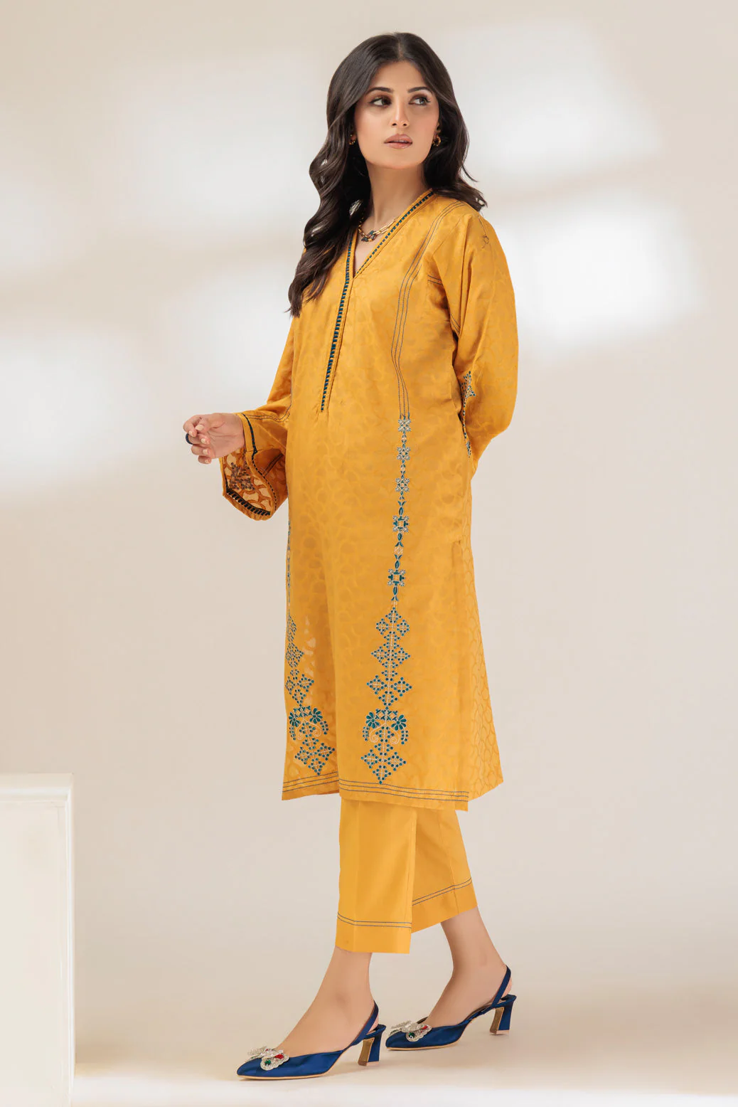 MUSTARD-DYED-2 PIECE (SRLS232P56) - Image 2