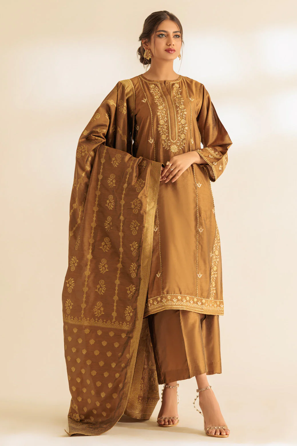 MUSTARD-DYED-3 PIECE (SS2243P22) - Image 3