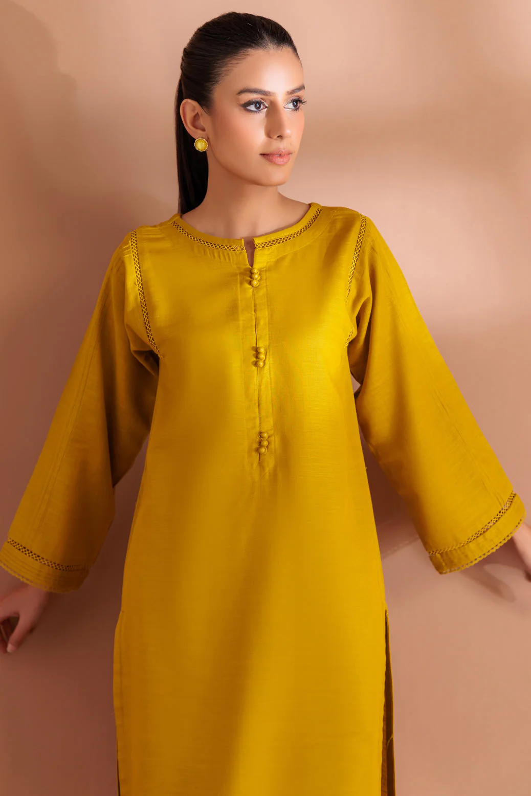 MUSTARD-KHADDAR-2 PIECE (WS6232P66) - Image 4