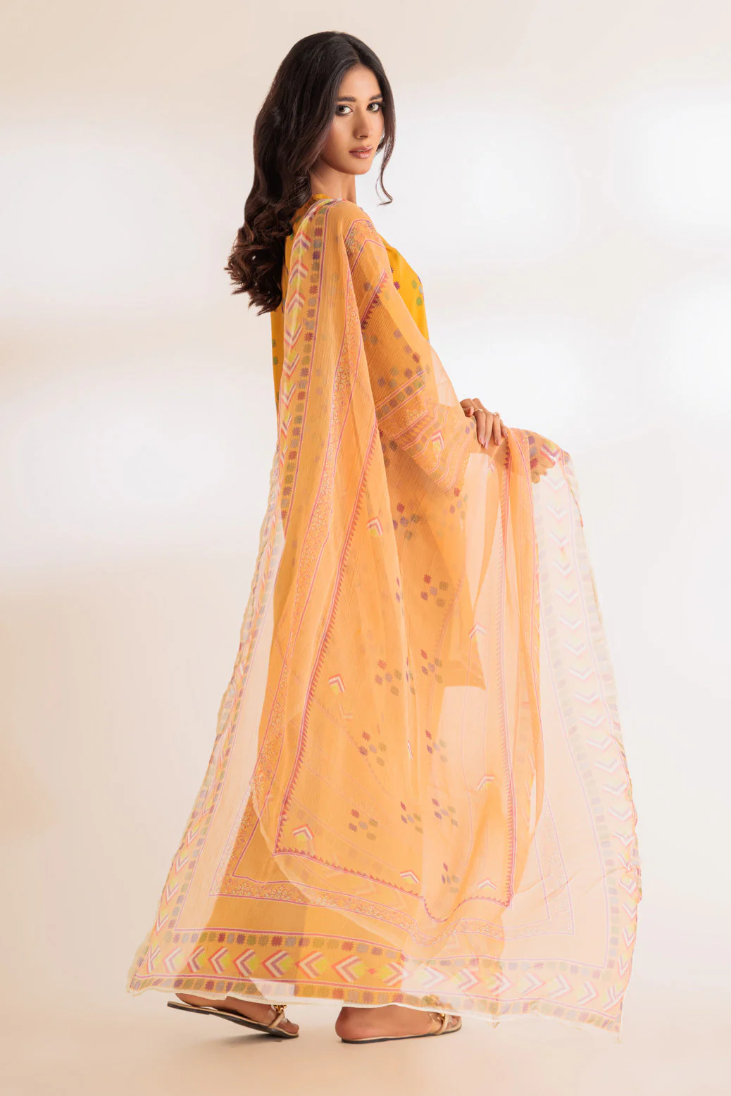 MUSTARD-LAWN-3 PIECE (6S24B3P038) - Image 5