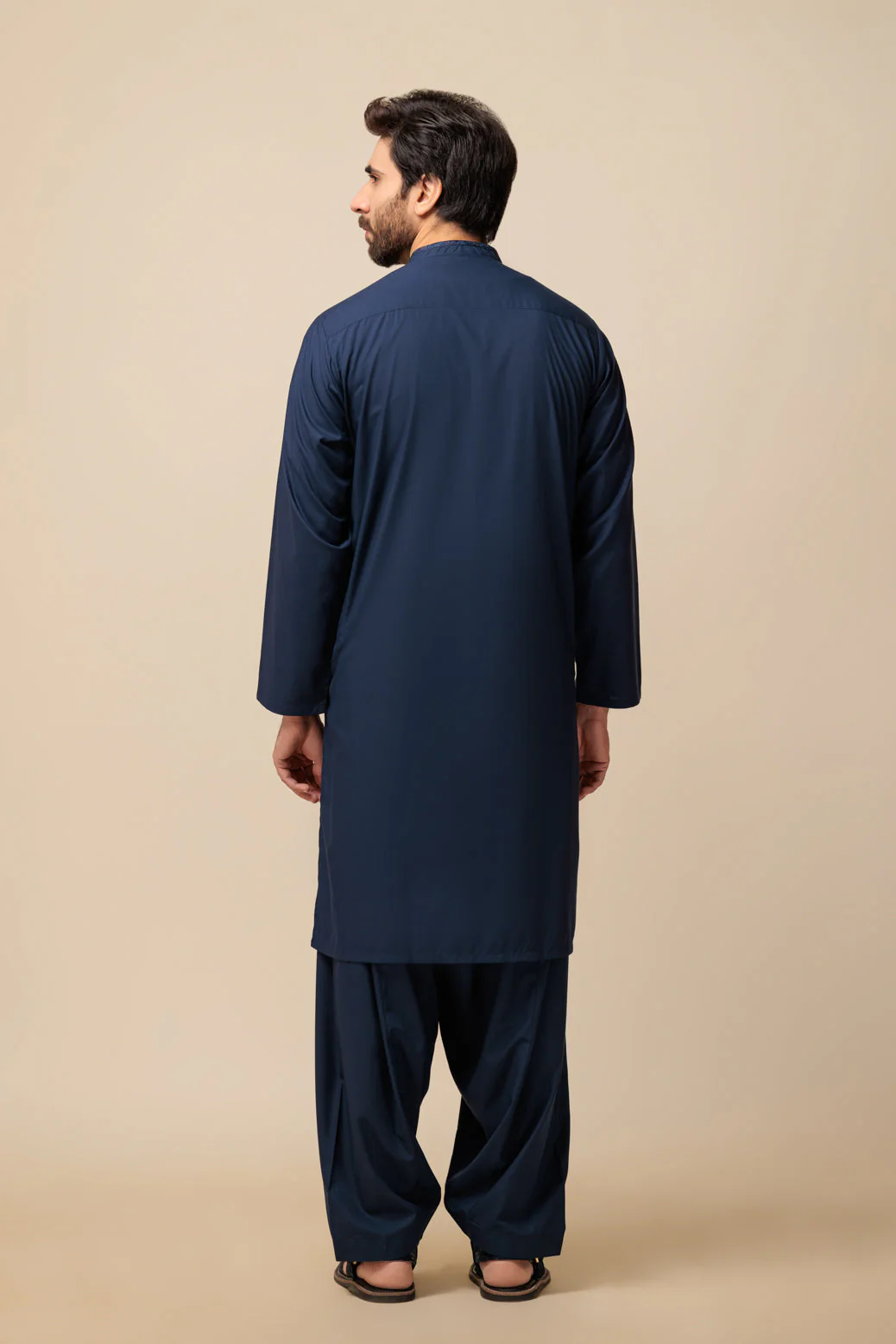N-BLUE-BLENDED-KURTA SHALWAR - (KSRS23-104) - Image 5
