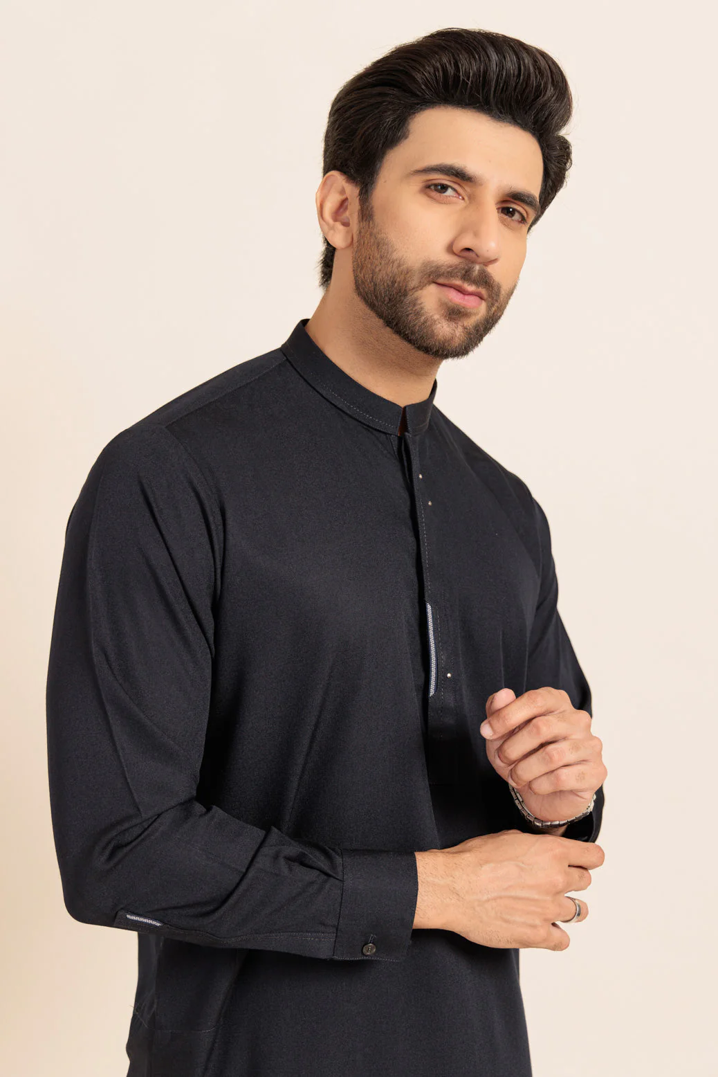 N-BLUE-BLENDED-KURTA SHALWAR - (KSRW24-021) - Image 3