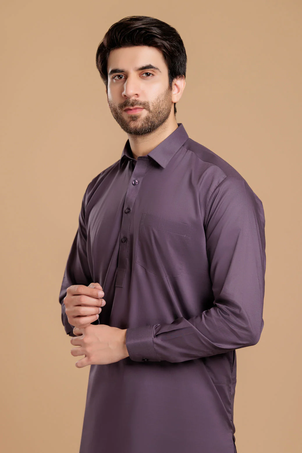 N-BLUE-BLENDED-SHALWAR SUIT- (GSSS23-006) - Image 2