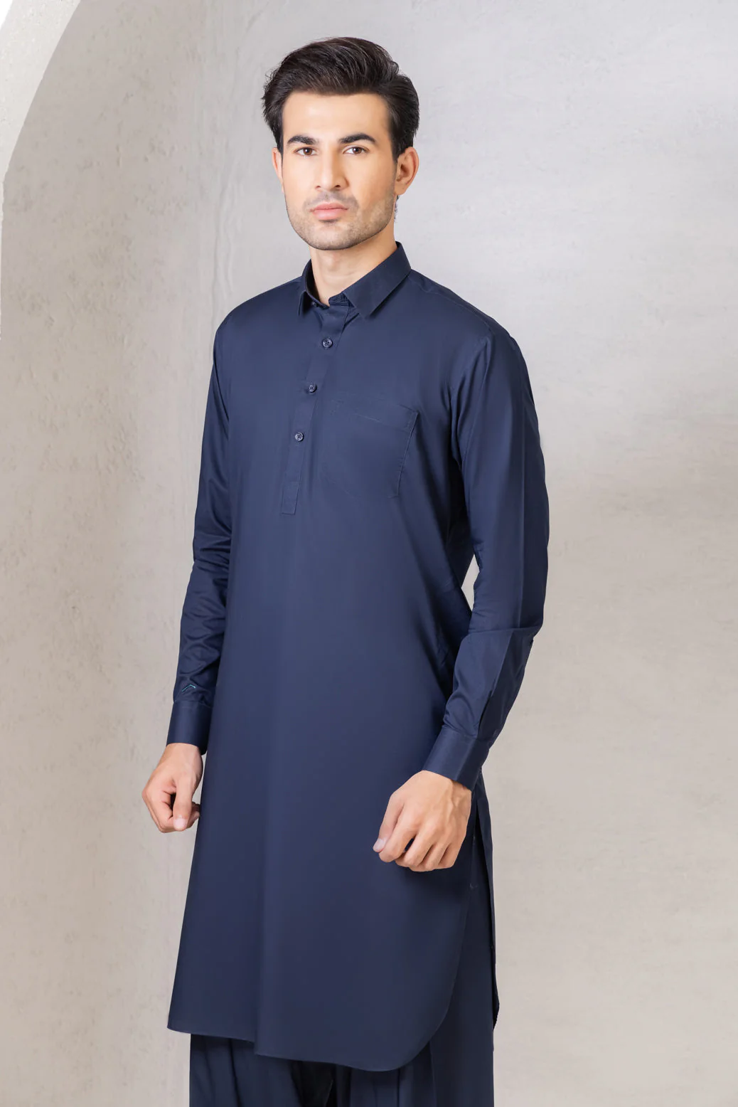 N-BLUE-COTTON-SHALWAR SUIT (GSBB22-003) - Image 3