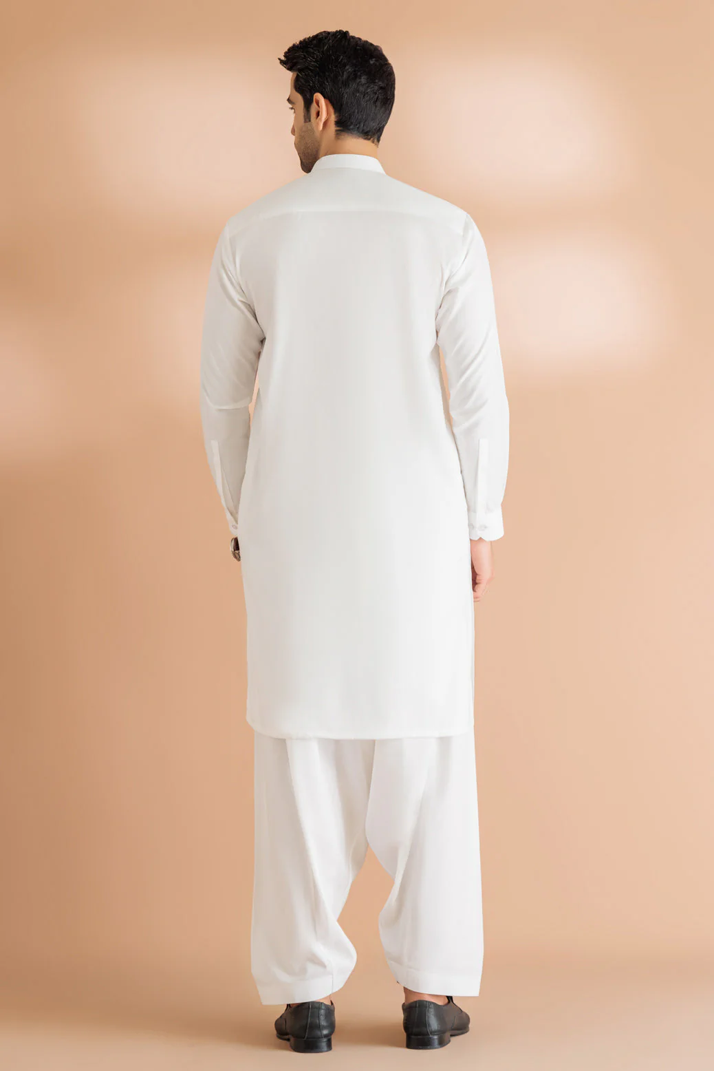 O-WHITE-BLENDED-SHALWAR SUIT - (GSBB23-006) - Image 5