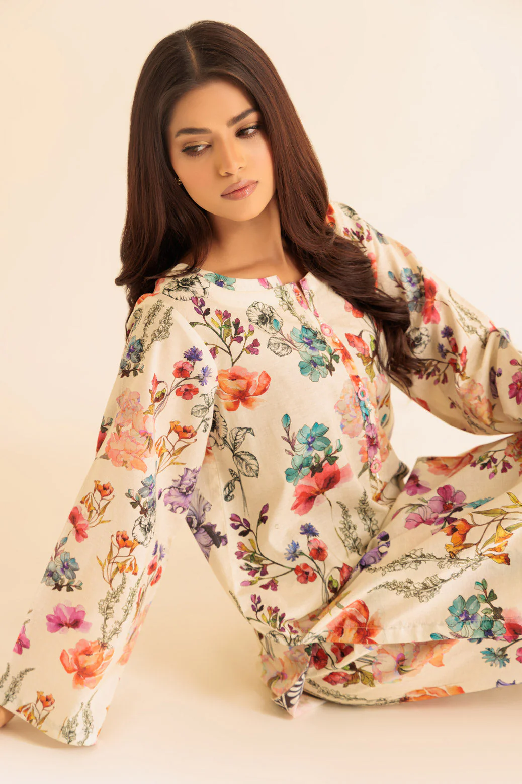 O-WHITE-CAMBRIC-2 PIECE (SS1242P10) - Image 3