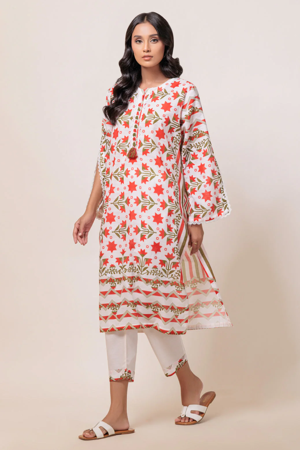 O-WHITE-CAMBRIC-2 PIECE (WS7242P11) - Image 2