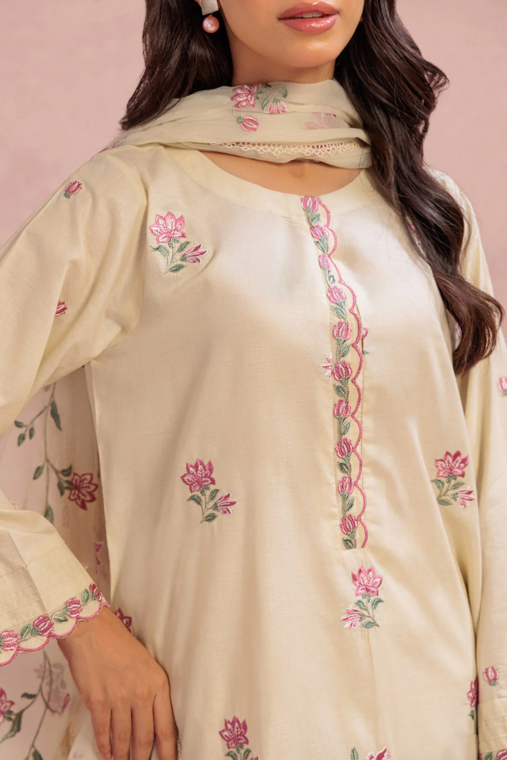 O-WHITE-CAMBRIC-3 PIECE (BS5243P22) - Image 2