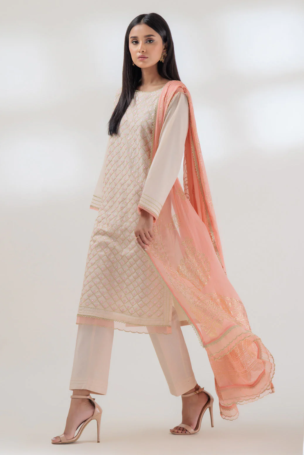 O-WHITE-CAMBRIC-3 PIECE (BSHS233P27) - Image 3