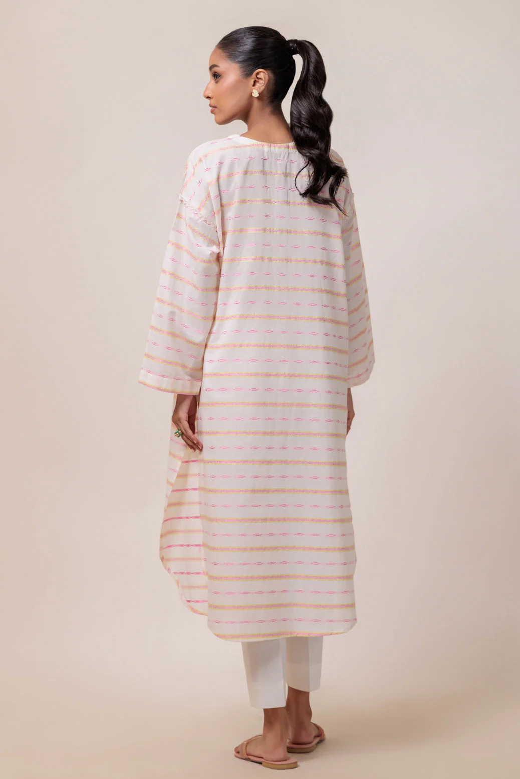 O-WHITE-JACQUARD-1 PIECE (PWS2241P01) - Image 2