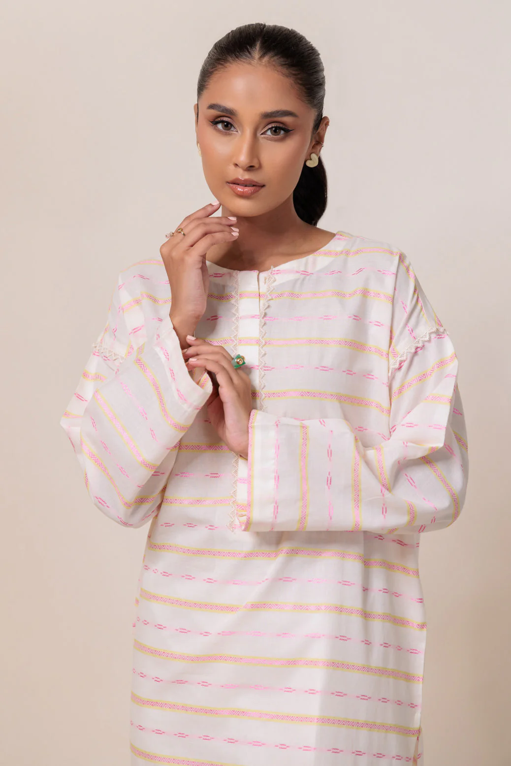 O-WHITE-JACQUARD-1 PIECE (PWS2241P01) - Image 4