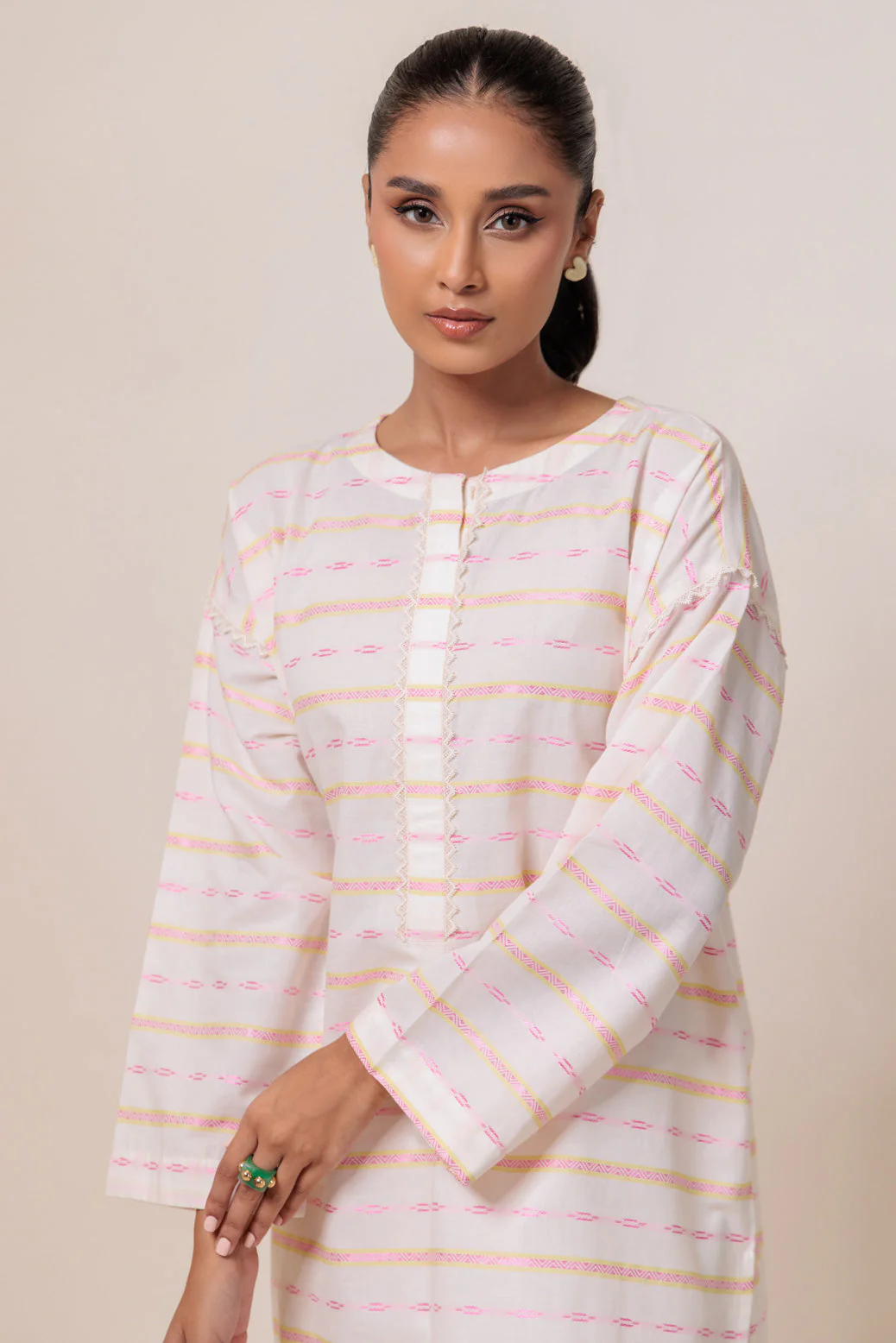 O-WHITE-JACQUARD-1 PIECE (PWS2241P01) - Image 5