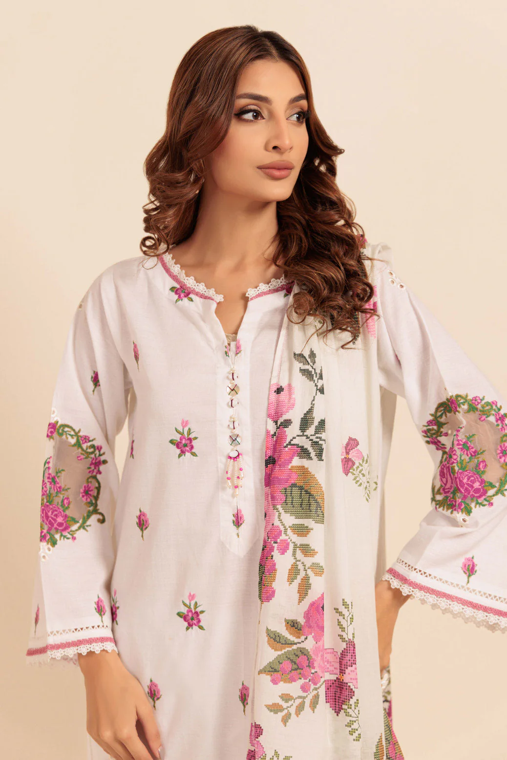 O-WHITE-JACQUARD-3 PIECE (BPS6243P30) - Image 4
