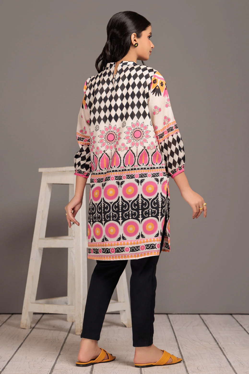 O-WHITE-LAWN-1 PIECE (SAK231P04) - Image 4