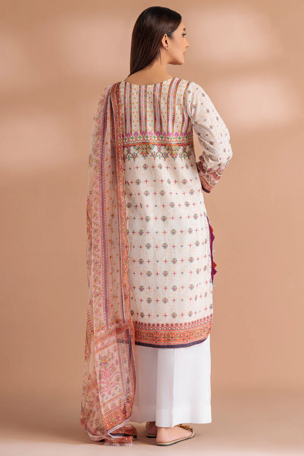 O-WHITE-LAWN-2 PIECE (SSS232P35) - Image 5