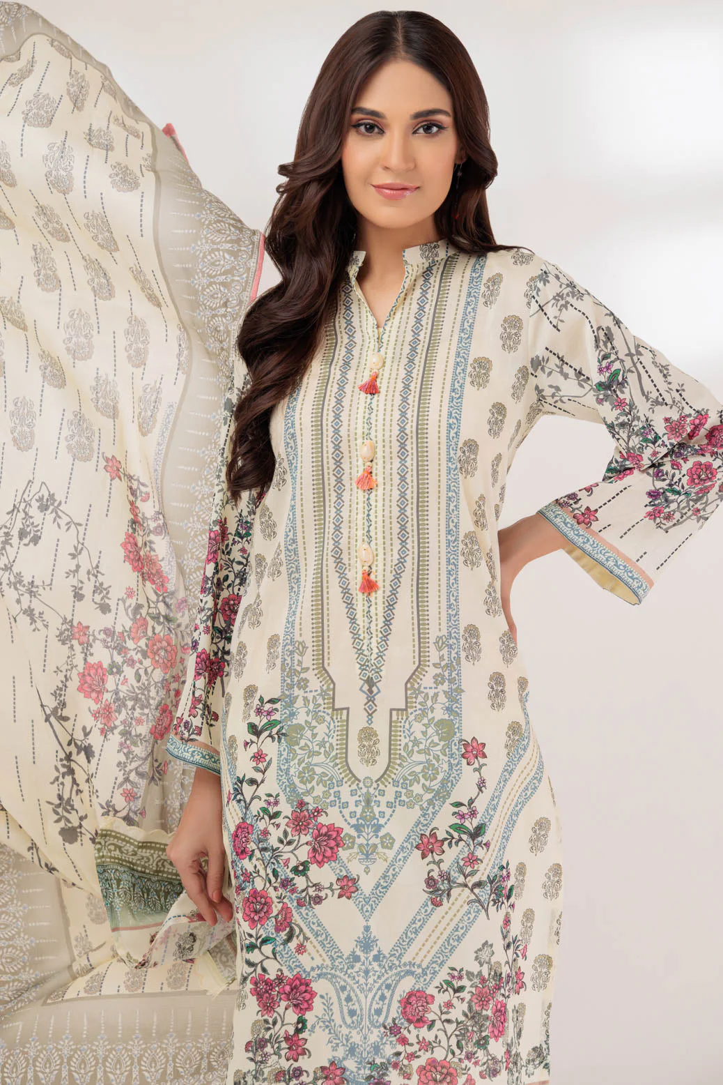 O-WHITE-LAWN-3 PIECE (BSSS233P05) - Image 2